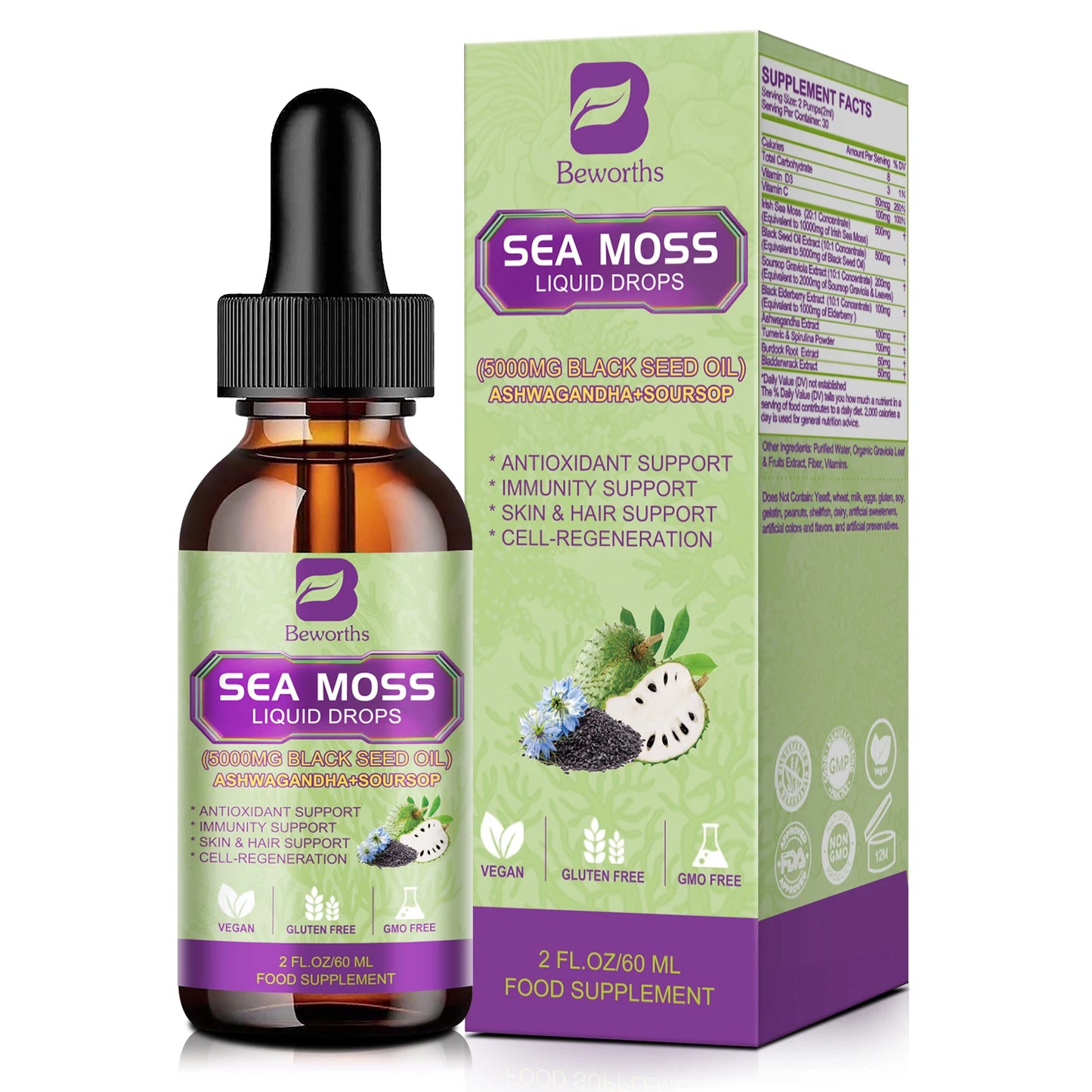 GlowMoss™ - Sea Moss Mineral Drops