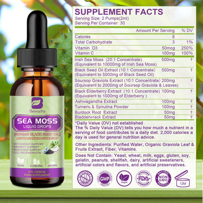GlowMoss™ - Sea Moss Mineral Drops
