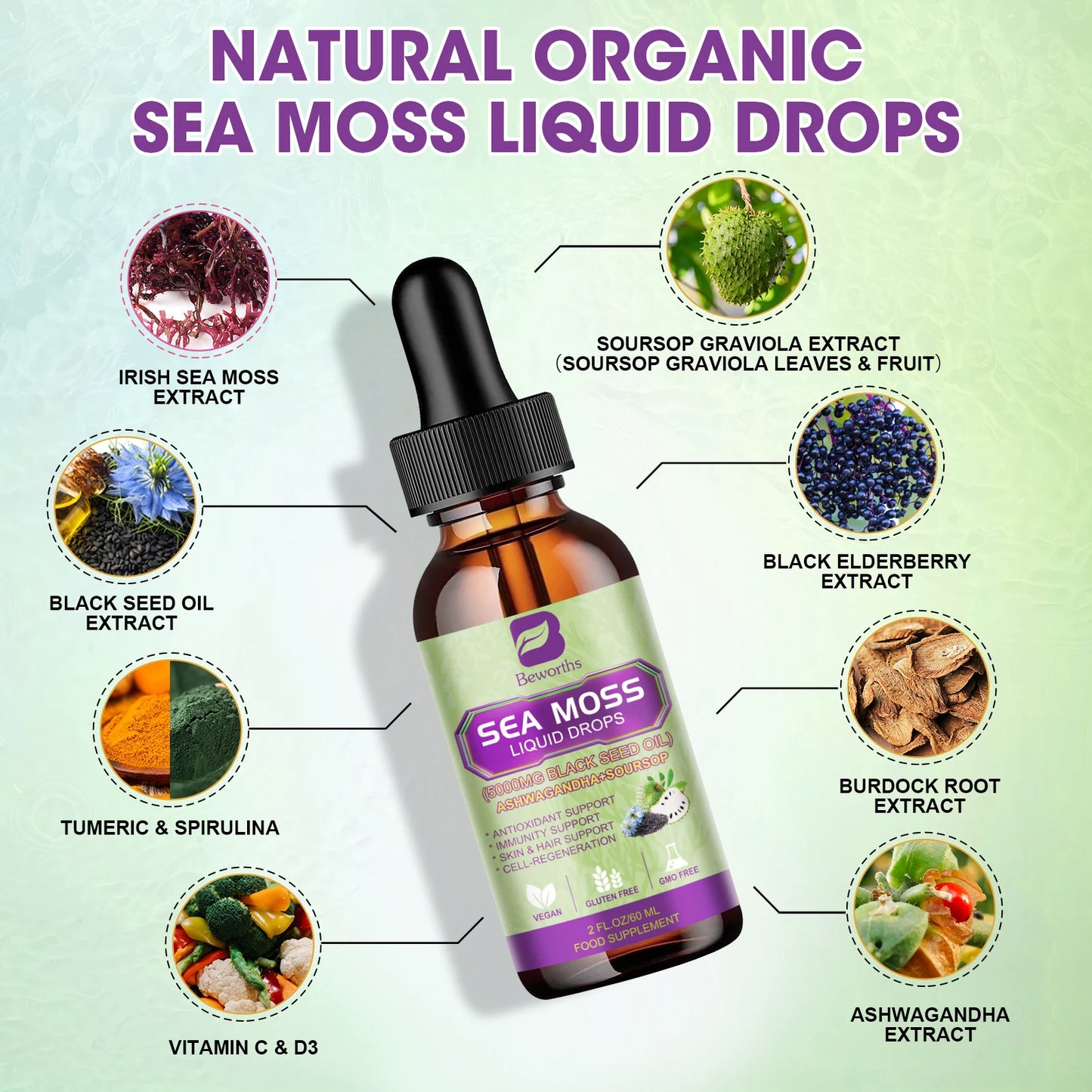 GlowMoss™ - Sea Moss Mineral Drops
