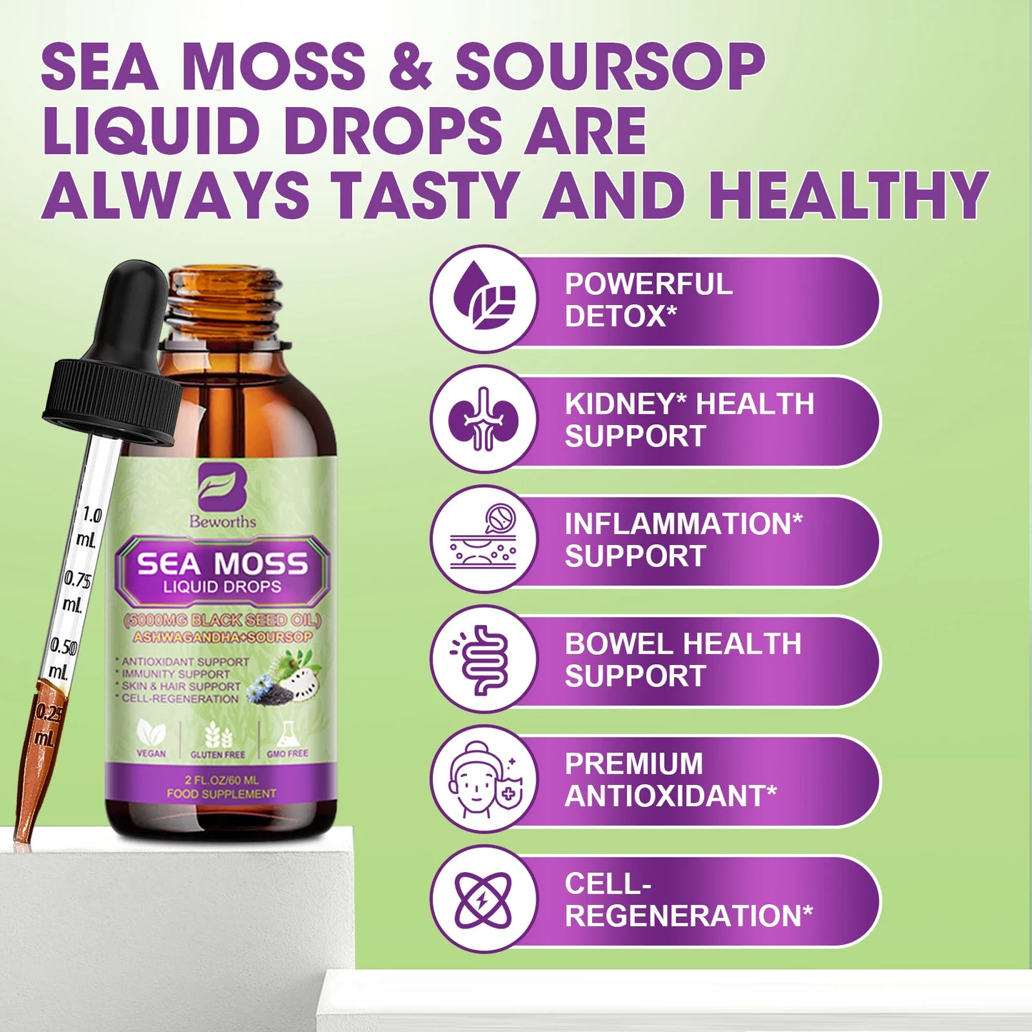 GlowMoss™ - Sea Moss Mineral Drops